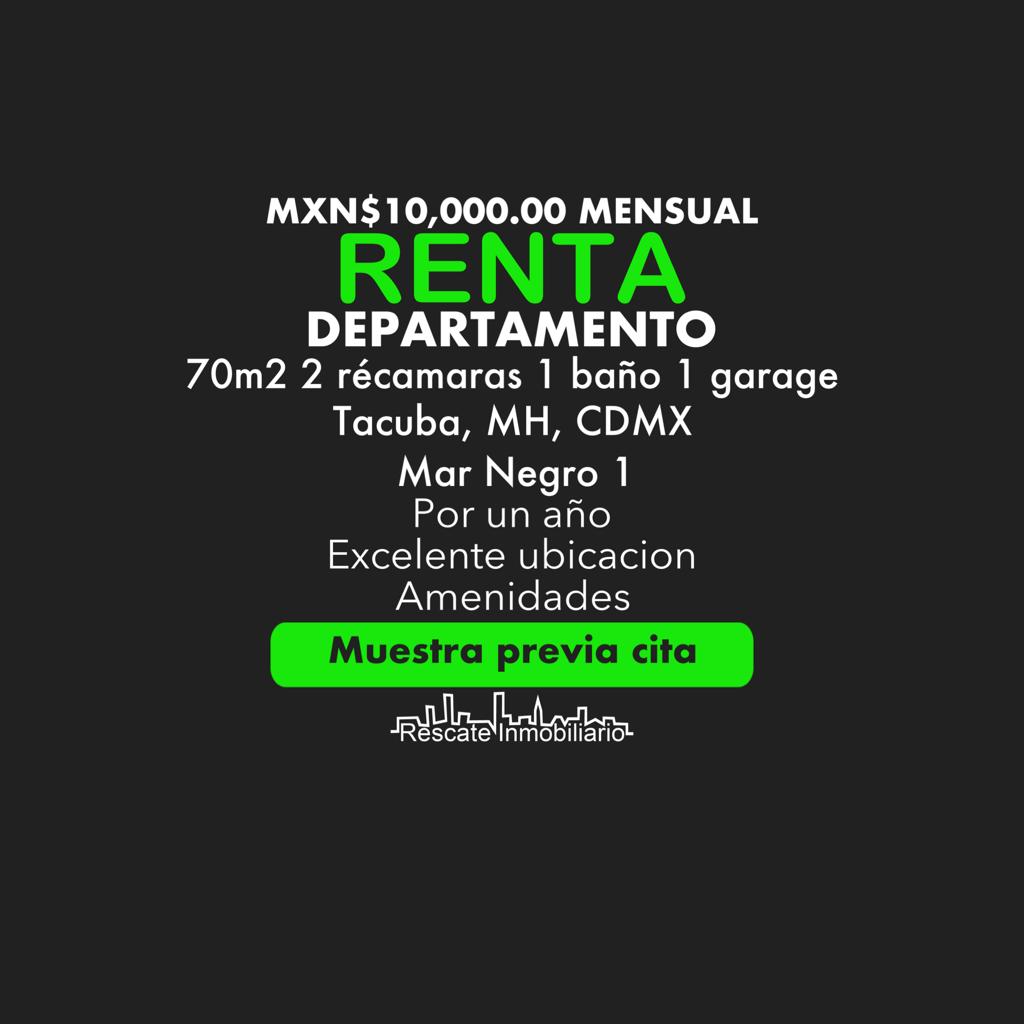 MXN$10,000.00 TACUBA – MH – CDMX