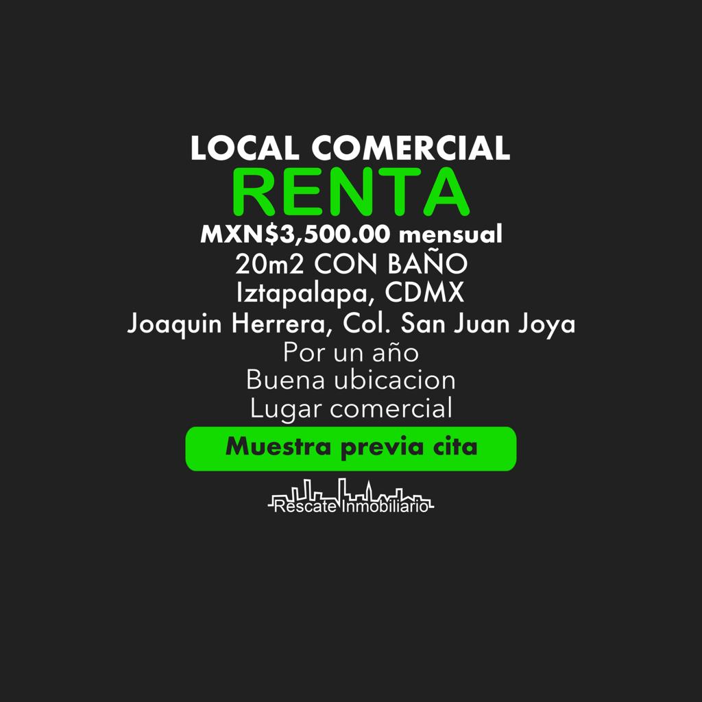 LOCAL COMERCIAL IZTAPALAPA MXN$3,500.00